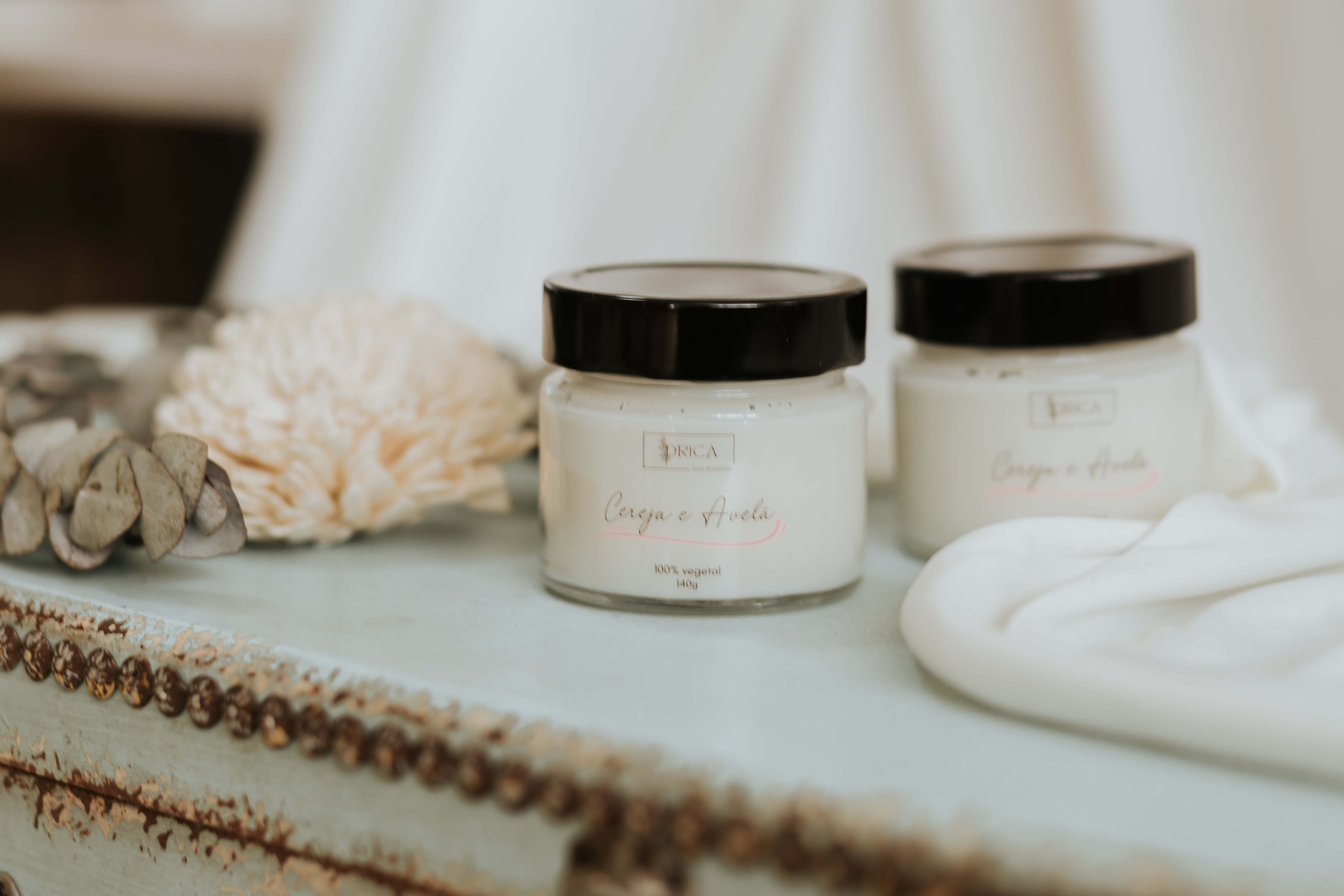 Vela Vegetal Cereja e Avelã - 140g